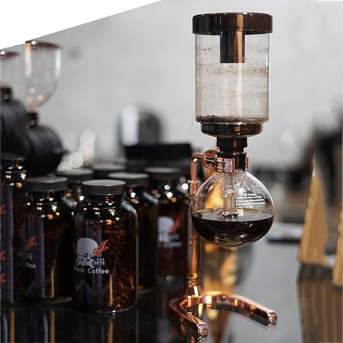 Style Siphon Coffee MakerSyphon Coffee PotResistant GlassTea Siphon PotSiphon Artisanal Coffee MachineCoffee Machine Filter for Home Kitchen Use5