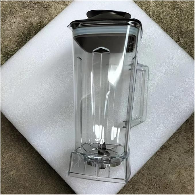 2L Square Container Jar Jug Pitcher Cup Bottom With Serrated Smoothies Blades LidCompatible For Biolomix G5200 T5300 Parts
