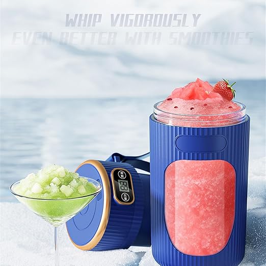 Portable Juicer Cup Real Battery - Easy Cleaning Ideal Health Enthusiasts Fitness Lovers(03Single with Lid)