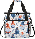 Mystical Tree Xmas Coffee Maker Carrying Bag Portable Travel Storage Tote Bag Compatible with K-Mini or K-Mini Plus Single Serve Coffee Brewer Carrying Case with Multiple Pockets &amp Shoulder Stra