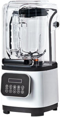 Professional with Shield Commercial Countertop Blenders 68 oz Jar Combo Stainless Steel 9 Speed &amp 5 Functions compatible with Shakes Smoothies Peree and Crush Ice White