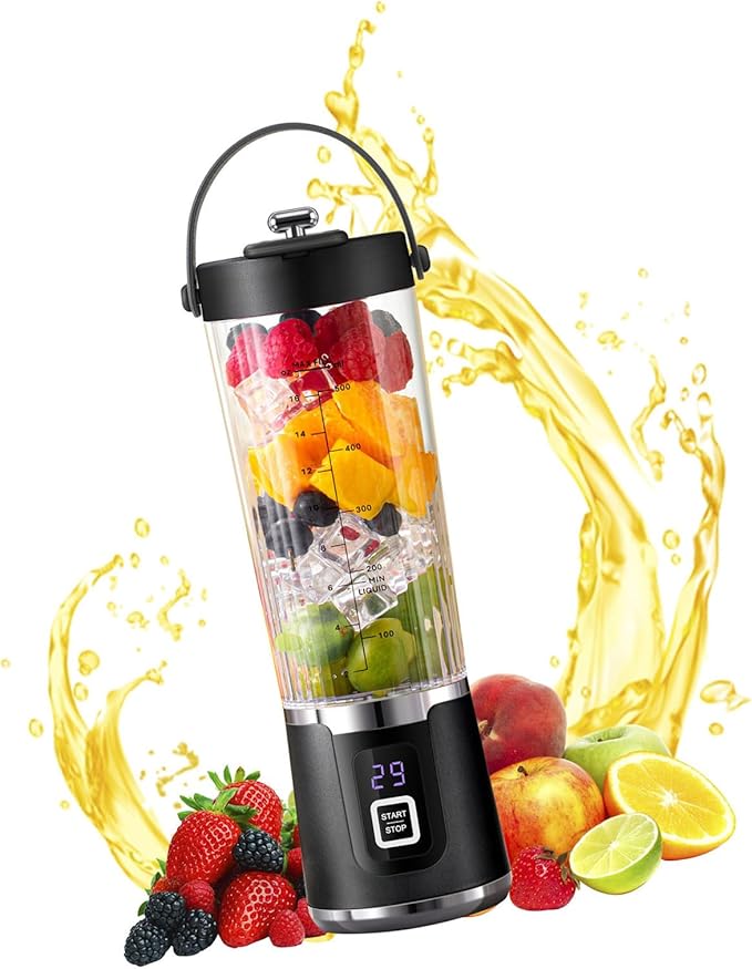 200W Portable Blending Machine Rechargeable Machine Cup Juicer Fruit Mixer 600ml Juicer Maker Multifunctional Smoothie Maker