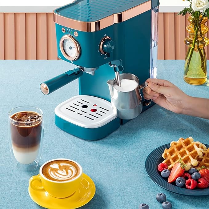 Coffee Machine Espresso Machine Small Semi-Automatic Coffee Machine for Home Use Commercial Pump-Type Coffee Machine Cappuccino Machine