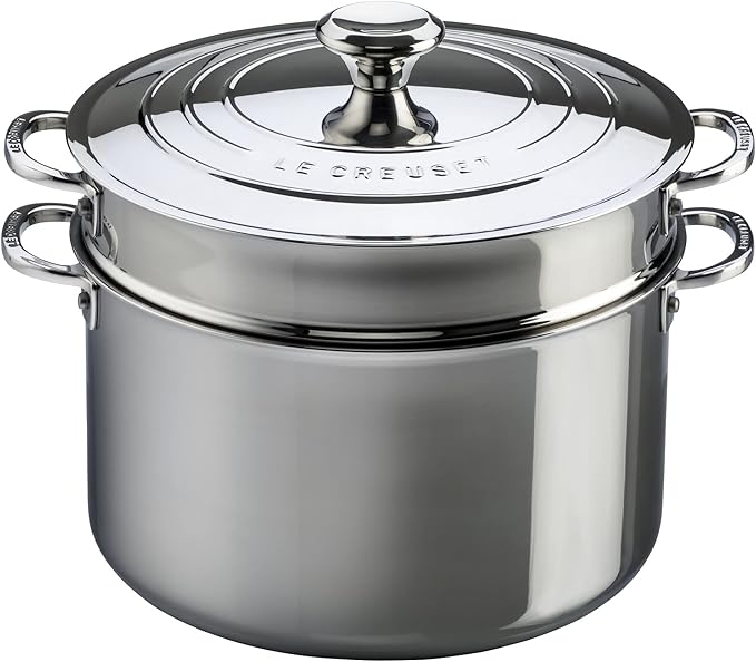 Le Creuset Tri-Ply Stainless Steel 10 pc. Cookware Set