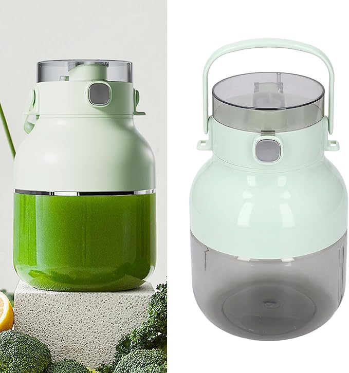 Portable Blender 70W USB Rechargeable 4 Blades 1L Capacity Portable Juicer Blender with Shoulder Strap