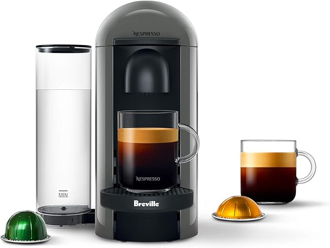 Nespresso Vertuo Plus Coffee and Espresso Maker by Breville Grey