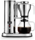 aarke Coffee Maker - Electric Drip Brewer with Automatic Drip-Stop Glass Carafe Brews Full Pot in Under 6 Minutes SCA certified Stainless Steel