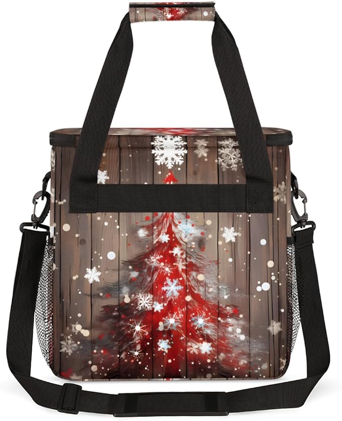 Christmas Tree Coffee Maker Carrying Bag Fantastic Tree Travel Storage Bag Compatible with K-Mini or K-Mini Plus Single Serve Coffee Brewer Carrying Case with Multiple Pockets &amp Shoulder Strap