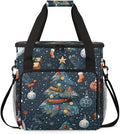 Magical Xmas Tree Coffee Maker Carrying Bag Portable Travel Storage Tote Bag Compatible with K-Mini or K-Mini Plus Single Serve Coffee Brewer Carrying Case with Multiple Pockets &amp Shoulder Strap