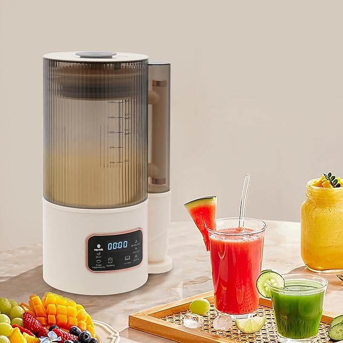 50oz Nut Milk Maker Machine Automatic Soy Milk Maker with Auto Clean Boil Water Delay Start Keep Warm Homemade Plant-Based Oat Multi-Function Blender