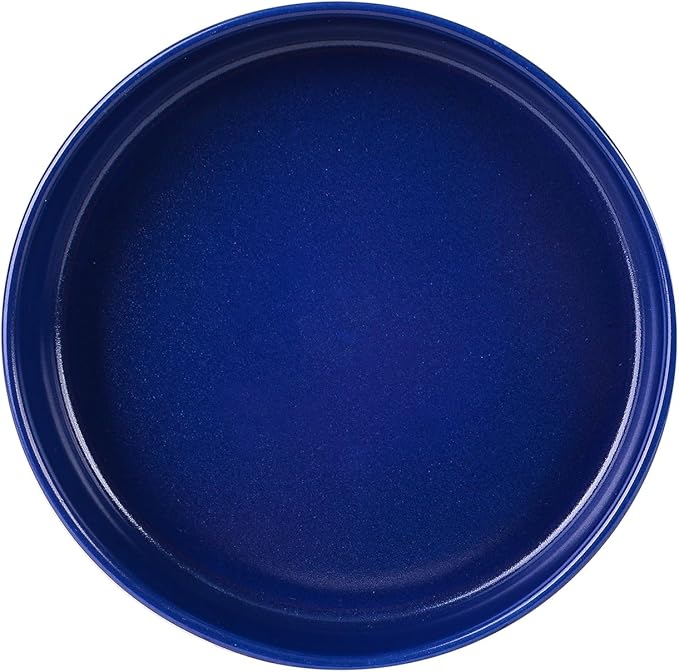 222 Fifth 12 Pieces Porcelain Dinnerware Set for 4 Elegant Navy Blue Plates and Bowls Sets Matte Ceramic Dishes Chip Resistant Kitchen and Dining Dish Set Microwave &amp Dishwasher Safe Kaden
