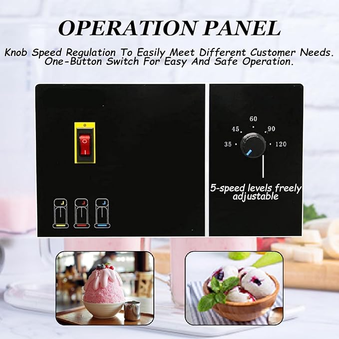 3200r/min Countertop Yogurt Blending Machine Yogurt Blending Machine with Three Different Sized Cup Sleeves110V