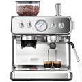 COWSAR 20 Bar Espresso Machine with Grinder &amp Milk Frother Steam Wand 58mm Expresso Coffee machines Commercial Stainless Steel Coffee Maker for Cappuccino and Latte Perfect for Home and Café Us