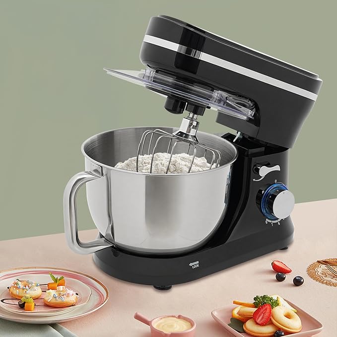Kitchen in the box Stand Mixer4.5L Small Electric Food Mixerfor Daily Use with Egg Whisk