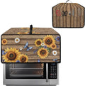 Doojoayie Butterfly &amp Sunflower Toaster Cover 4 Slice Toaster Oven Covers Small Appliance Protector Universal Fit Kitchen Appliance Covers for Bread Machine Air Fryer