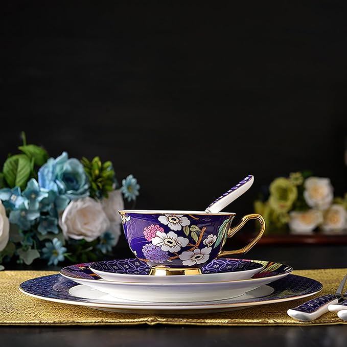 8 piece bone china dinnerware set coffee cup sets dishes set dinnerware sets for 2 plate set dinner plates kitchen tableware