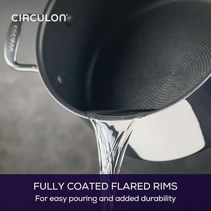 Circulon Scratch Defense Stainless Steel Pan Set: 4 Piece Induction Hob Pan Set with Extreme Non Stick Induction &amp All Hob Suitable