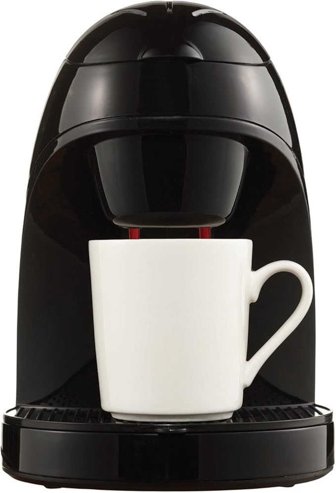 Brentwood TS-112B Single Serve Coffee Maker with Mug Black