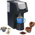 Hamilton Beach Gen 4 FlexBrew Single-Serve Coffee Maker with Removable Reservoir Compatible with Pod Packs and Grounds 50 oz. 4 Fast Brewing Options Black