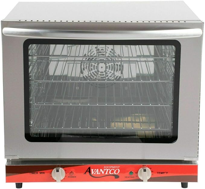 Avantco CO-28 Half Size Countertop Convection Oven 2.3 Cu. Ft. - 208/240V 2800W