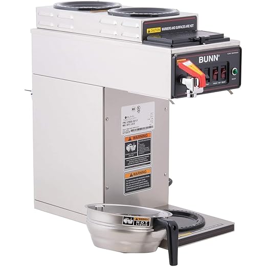 Bunn 12950.0217 CWTF15-3 Automatic Coffee Brewer with 1 Lower / 2 Upper Warmers (Decanters Not Included) (120V)