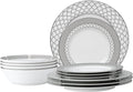 Noritake Eternal Palace 12-Piece Dinnerware Set Service for 4