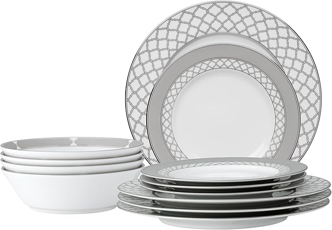 Noritake Eternal Palace 12-Piece Dinnerware Set Service for 4