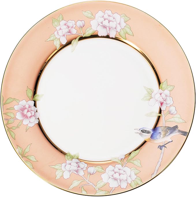 European Style Dinnerware Set Service for 6 Bone China Dinnerware Sets Unbreakable Porcelain Dinner Sets Coffee Cup and Saucer Tableware Set Steak Dinner Plates Dish Set flowers and birds-03