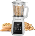 Mikinona 110v High-speed Electric Food Blender for Smoothies and Juices Non-stick Countertop Blender with Self-cleaning Function and Low-noise Operation for Family Meal Prep