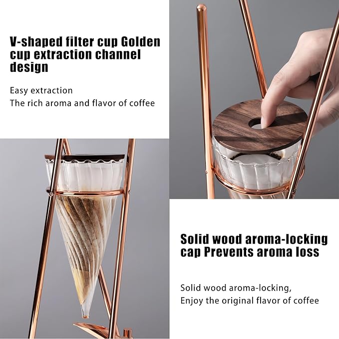 Cold Brew Drip Tower Iced Coffee Maker Ice Drip Coffee Maker Large Capacity Cold Brew Tower for Home Reusable Cold Tea Maker Perfect for Commercial Offices and Home Use