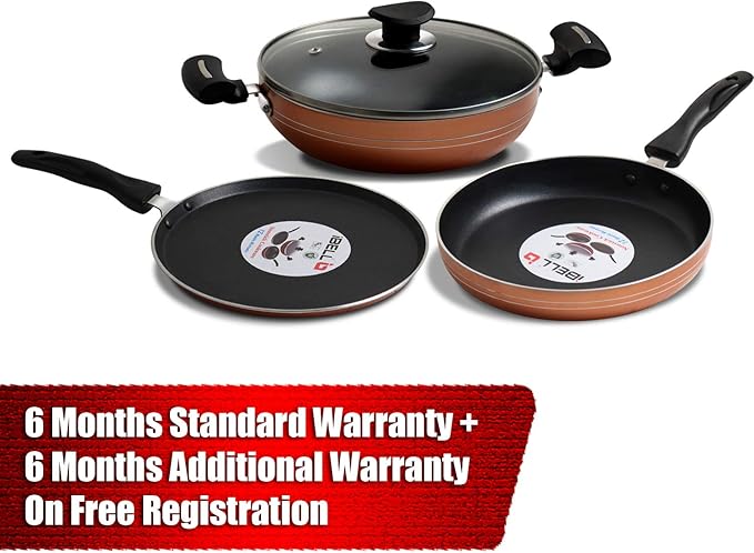 IBELL Non Stick Cookware Set (2L) Black