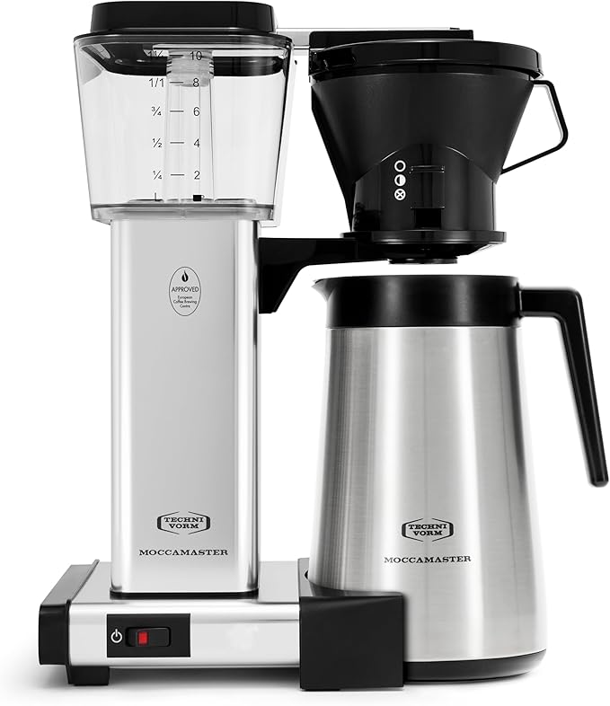 Technivorm Moccamaster 79112 KBT Coffee Brewer 40 oz Polished Silver