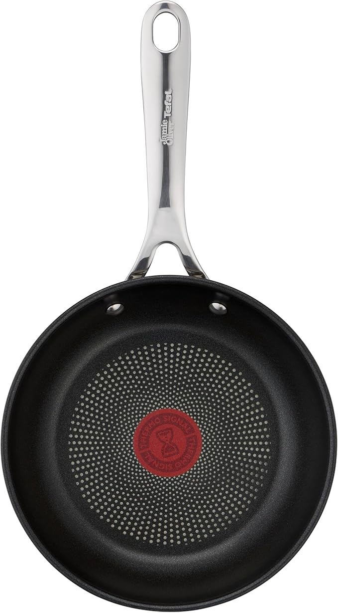 Jamie Oliver by Tefal Cook's Direct Stainless Steel 5 Piece Cookware Set – – E304S544