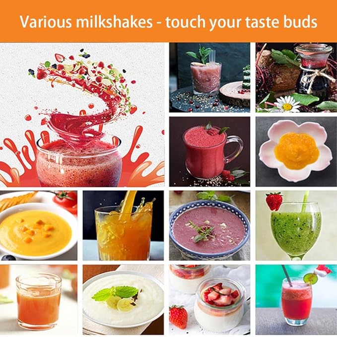 180W Commercial Milkshake Maker Machine Double head Milkshake Mixer Stainless Steel Drink Mixer with 2 Speed Adjustable and 1000ML Cup for Mixing Cocktail/Banana/Strawberry/Coffee/Milkshakes