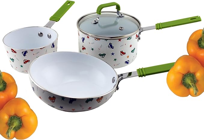 BergHOFF Children's Line Cookware Set-Boys Multicolored