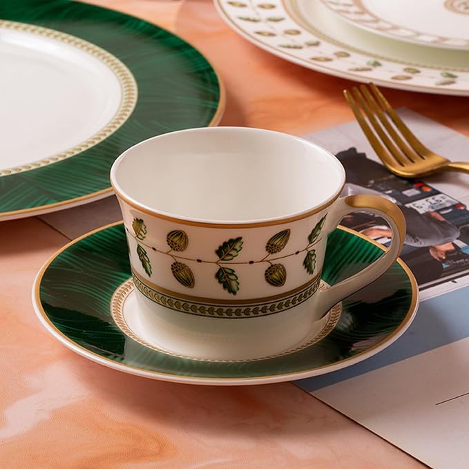 24-piece porcelain dinnerware setdinnerware setsbone china dinnerware setdishes set for 6banquet hotel family gathering wedding Gift for Mother's Day Gift for mom (set for 6)