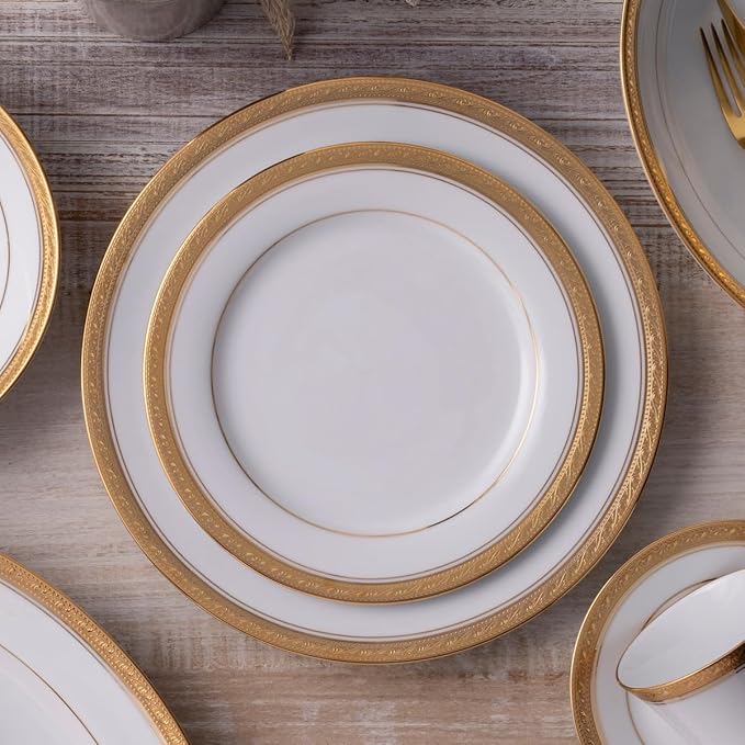 Noritake Crestwood Gold - 50 piece set service for eight