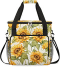 Sunflower Pattern Coffee Maker Carrying Bag for Keurig K-Mini or K-Mini Plus Storage Portable Coffee Maker Travel Bag