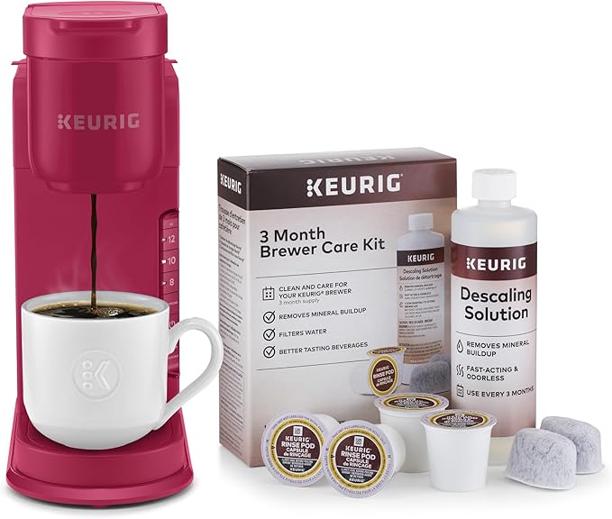 Keurig K-Express Single Serve K-Cup Pod Coffee Maker 3 Brew Sizes Strong Button Feature 42oz Removable Reservoir Island Berry