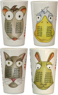Times Table Dinnerware 4-piece Later Years 8 oz Melamine Tumbler Set