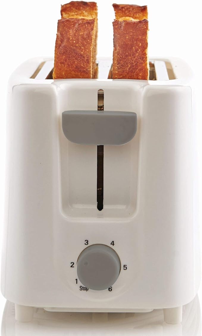 Continental Electric CE-TT011 Electric Toaster 2 Slice White