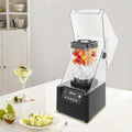 Smoothie Blender 2600W 1.8L Professional Fruit Juice &amp Ice Crusher with Quiet Shield Technology Heavy-Duty Sound Enclosure for Milk Shakes &amp Vegetables 0.48 Gal