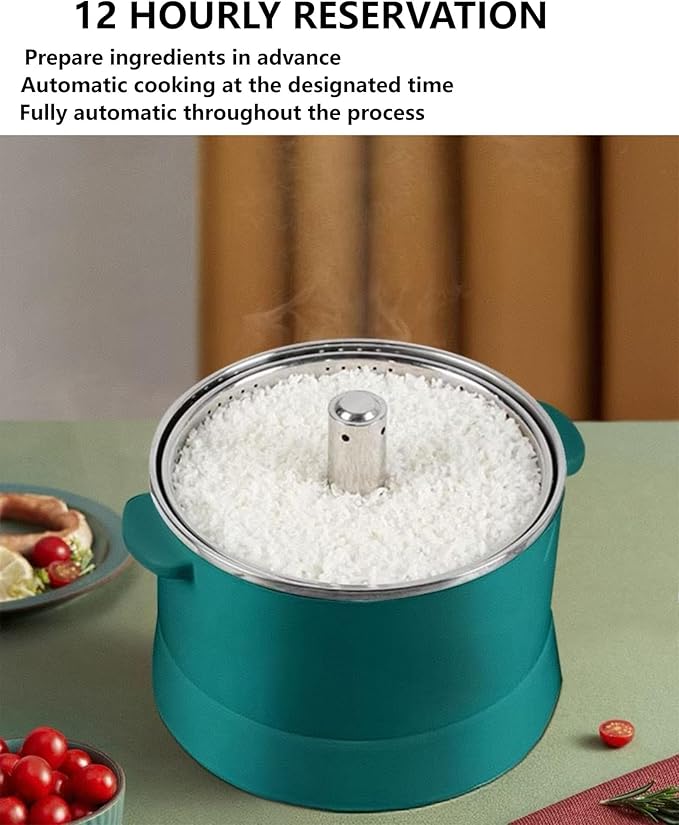 4L Multifunctional Pot 110v Automatic Lifting Low Sugar Rice Cooker 900w Manual Lifting Electric Hot Pot. A Steaming/Boiling/Stewing Pot That Can Keep Warm And Timed