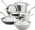 Anolon Stainless Steel &amp Hard Anodized Aluminum Cookware Set (11 Piece)