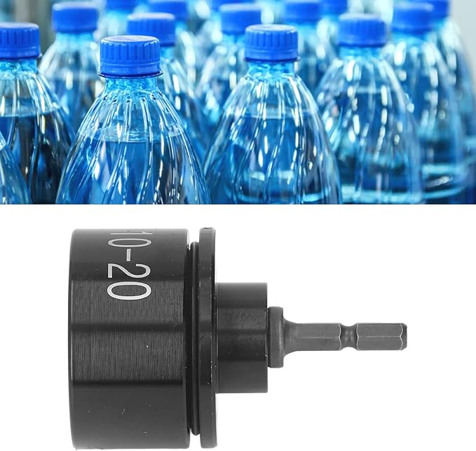Electric Bottle Capping Machine Bit 10‑20mm / 0.39‑0.79in Good Sealing Bottle Capper Automatic Bottle Capping Machine Accessory for Working (Silicone Pad Outer Diameter: 40mm / 1.57in)