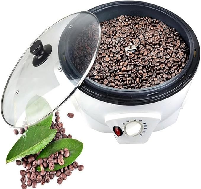 DYRABREST Coffee Roaster Machine for Home Use 110V 800W Coffee Bean Roaster Machine for Home Use with 1500g Max Capacity and Adjustable Temperature for Coffee Bean Peanut Nuts and Baking Beans