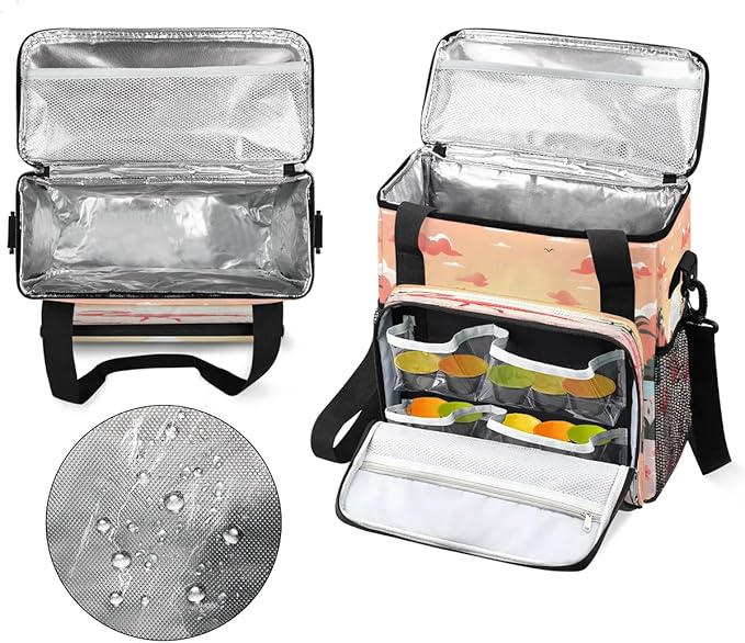 Flamingo Coffee Maker Carrying Bag for Keurig K-Mini or K-Mini Plus Storage Portable Coffee Maker Travel Bag