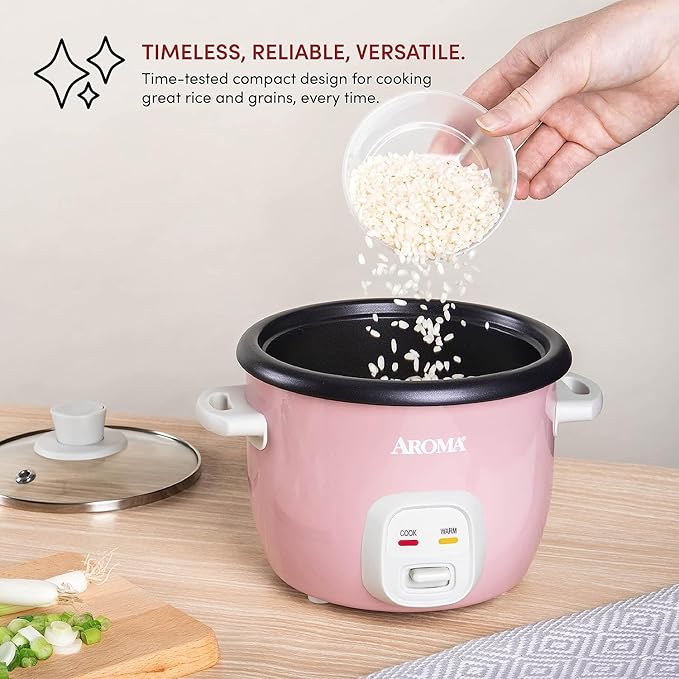 4-Cups (Cooked) 1Qt Rice &amp Grain Cooker (Renewed)