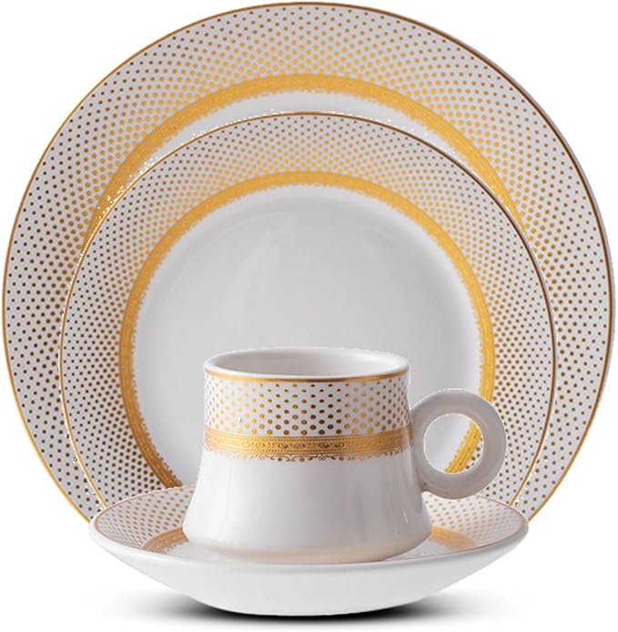 tableware set bone china dinnerware set dinner plate set cups and plates sets for kitchen round plates 24-piece dinnerware set for 6 round plates dinnerware sets dishwasher safe