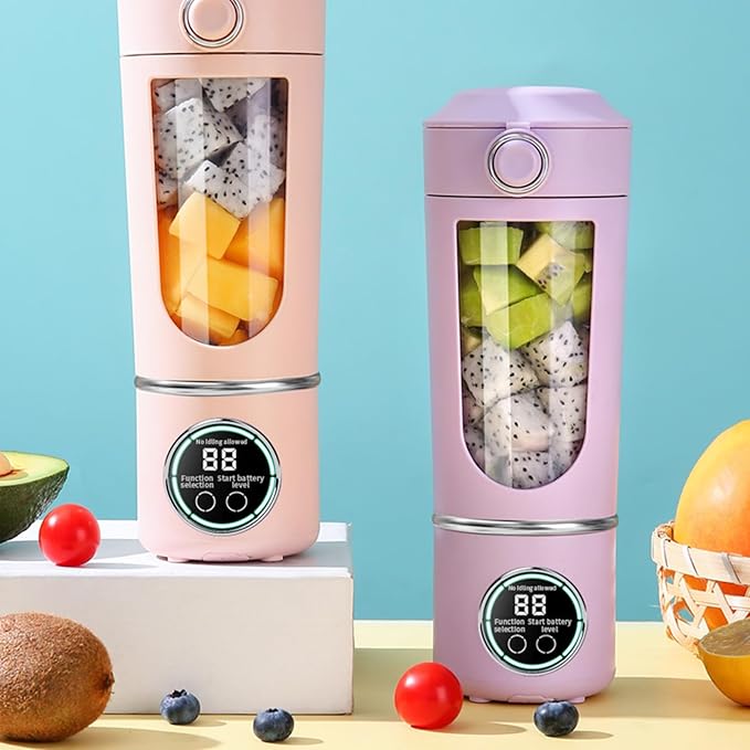 700ml Portable Smoothie Maker USB Rechargeable Juicer Blenders Juicing Cup With Powerful Motor For Home And Gym Use Blender